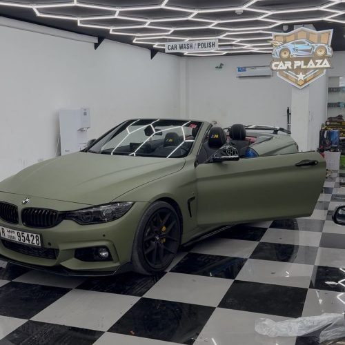 Car wrapping in car plaza